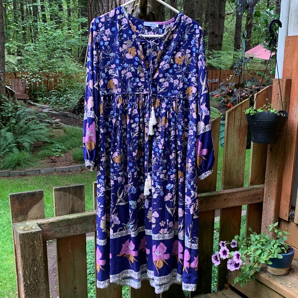 R.Vivimos Boho Maxi Dress